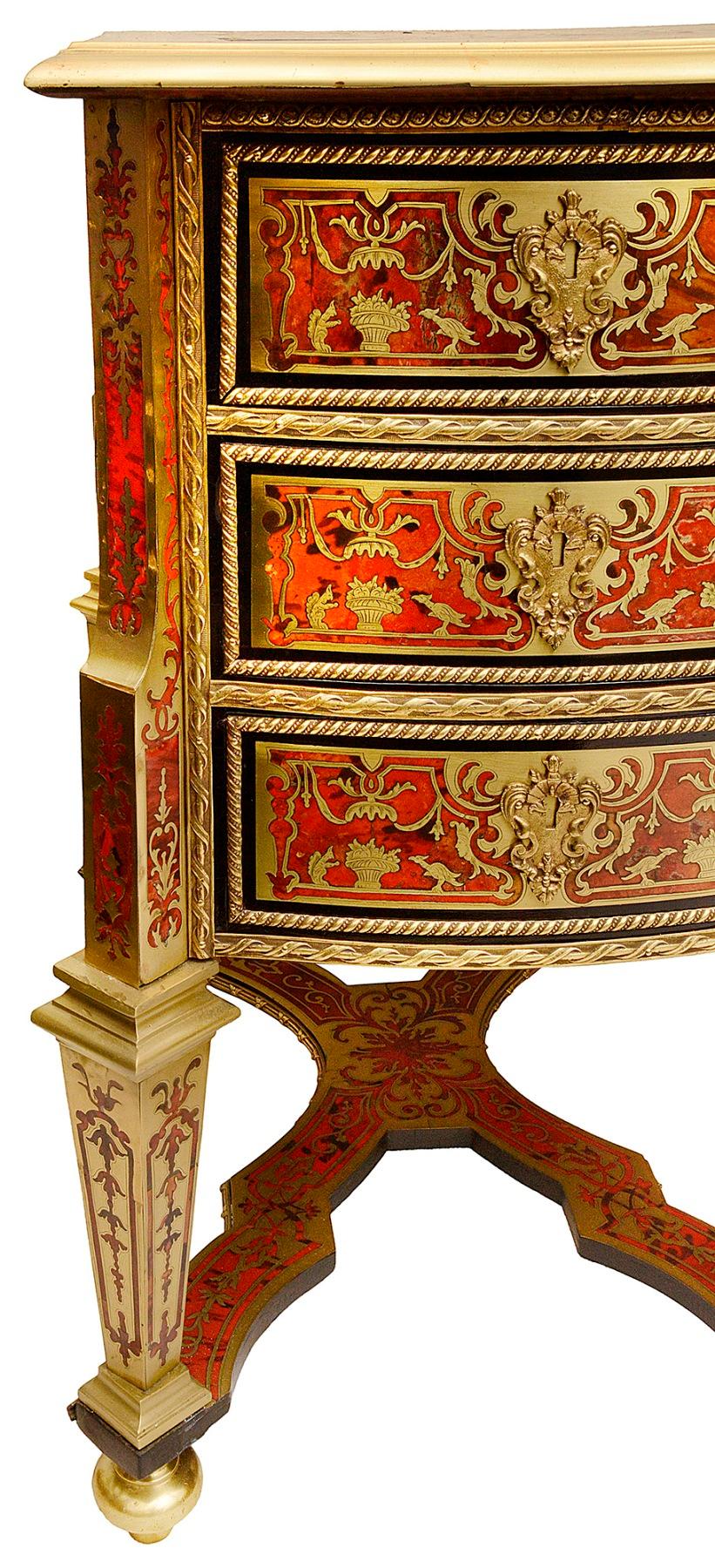 19th Century French Boulle Louis XVI Style Mazarin / Desk For Sale 7
