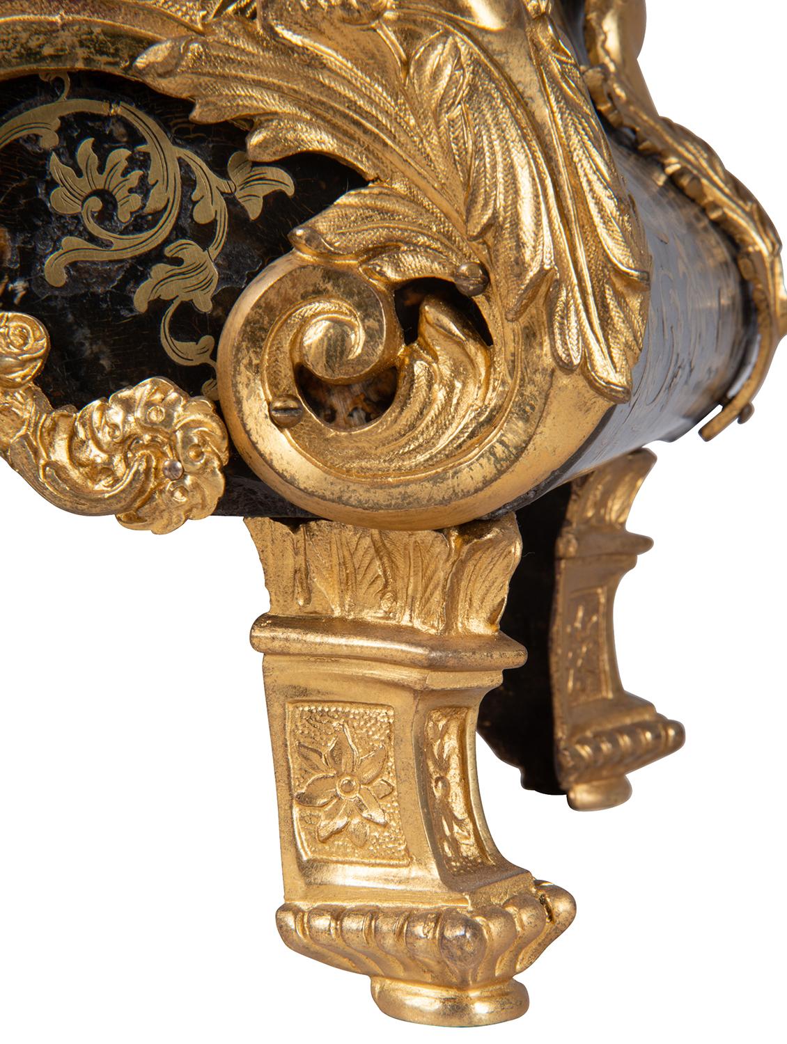 Französische Boulle-Manteluhr aus dem 19. Jahrhundert (Louis XVI.) im Angebot
