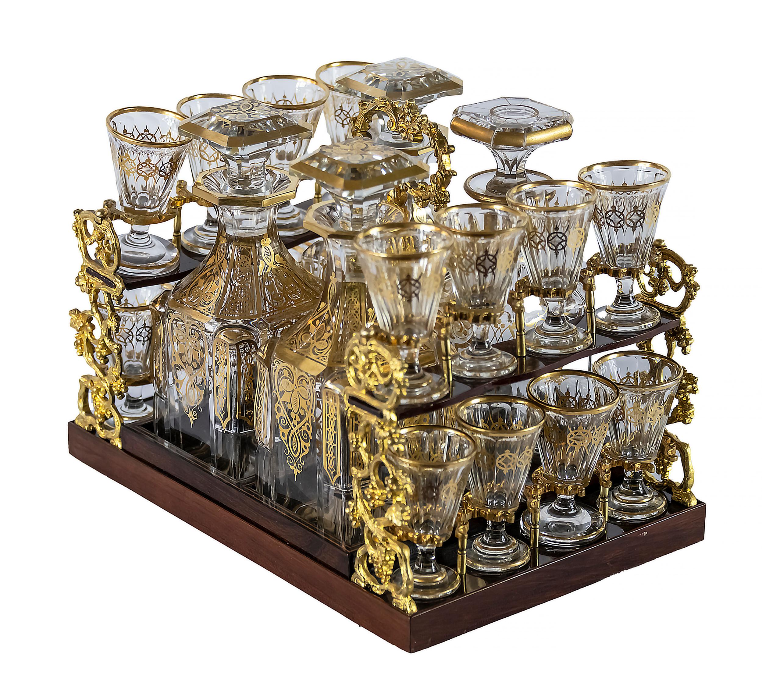 Caja de licor de cueva francesa del siglo XIX Boulle / Napoleón III en venta 4