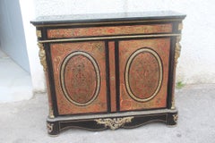 19th Century French Boulle Set Desk Cabinet and Chairs Andre Charles Boulle