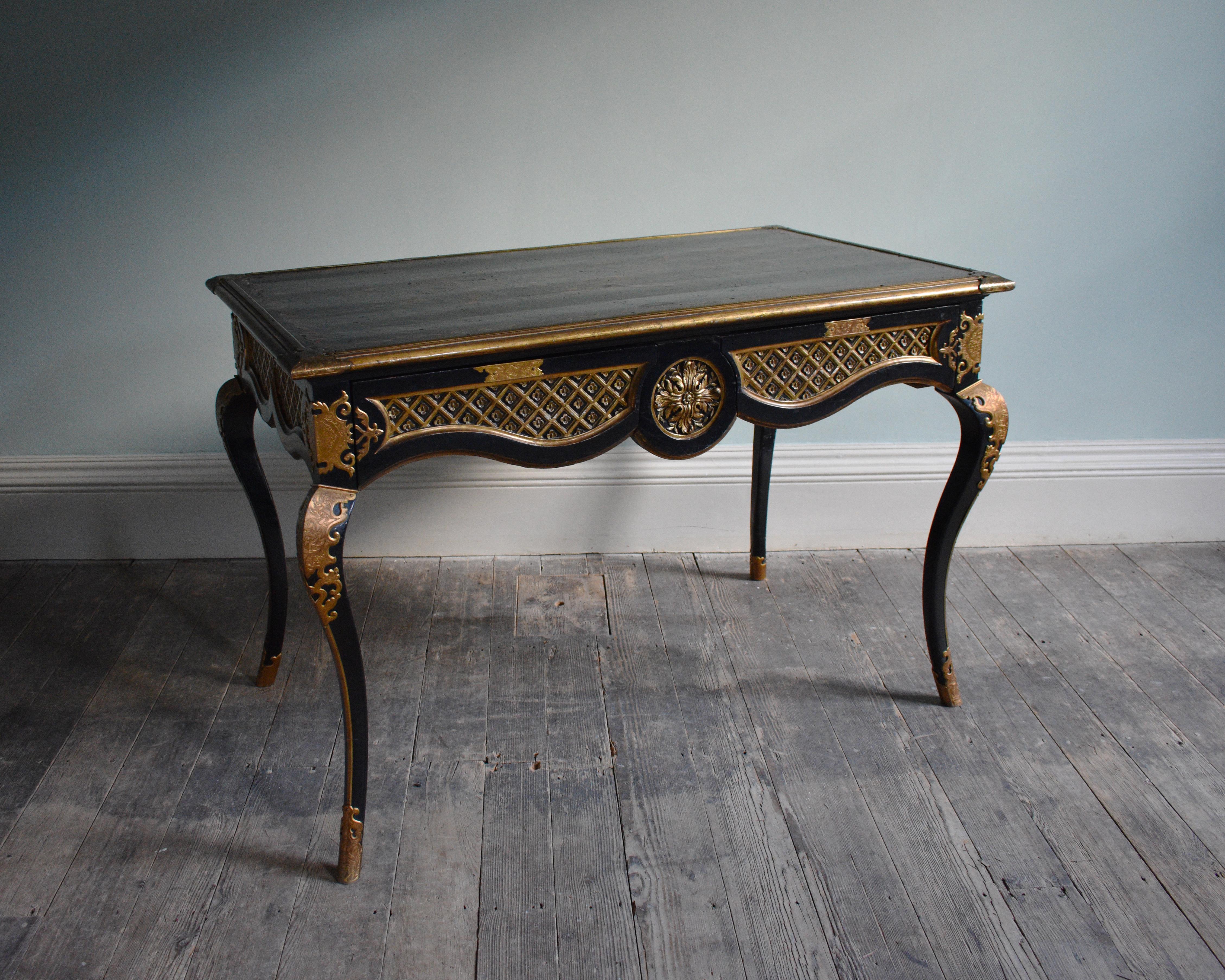 Französischer Tisch im „Boulle“-Stil des 19. Jahrhunderts  im Zustand „Gut“ im Angebot in London, GB