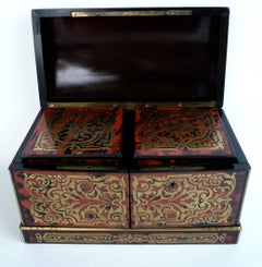 19th Century French Boulle Tea Caddy