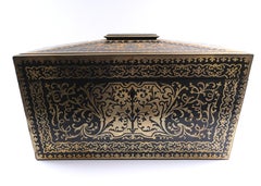 19th Century French Boulle Tea Caddy