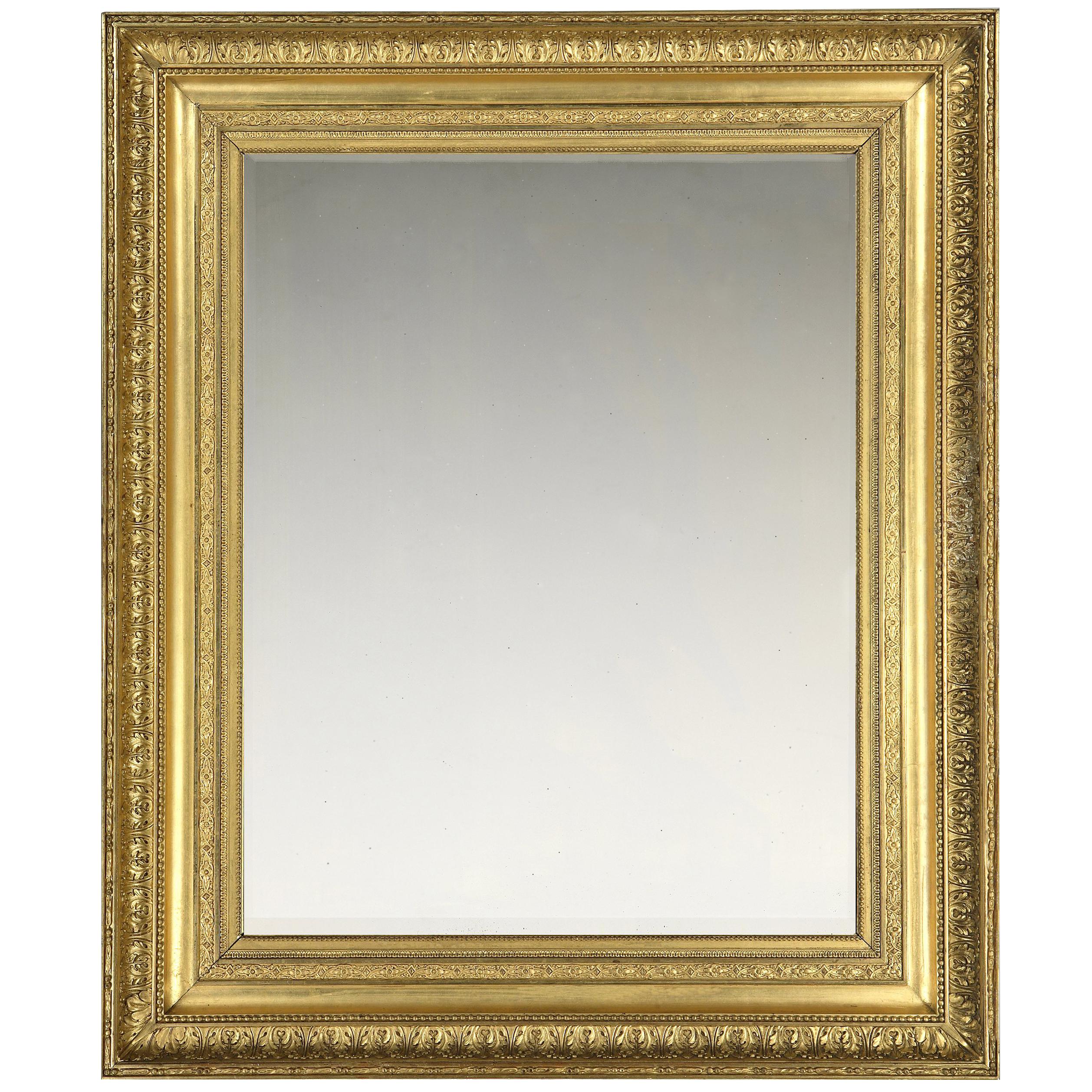 19th Century French Bourbon Restoration Louis XVIII Frame, with Choice of Mirror For Sale