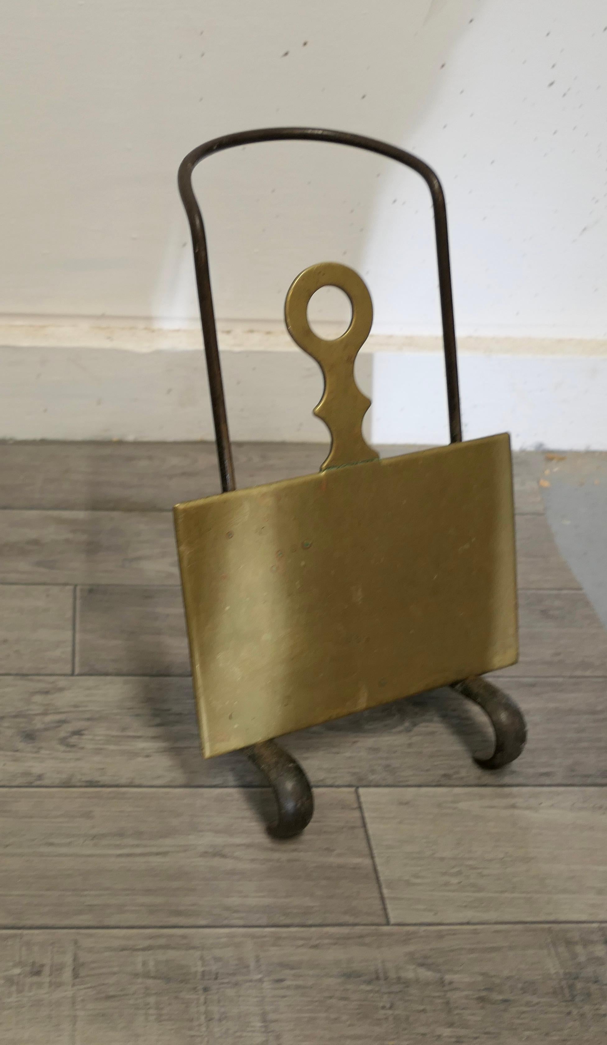 19th Century, French, Brass and Iron Adjustable Trivet For Sale 1