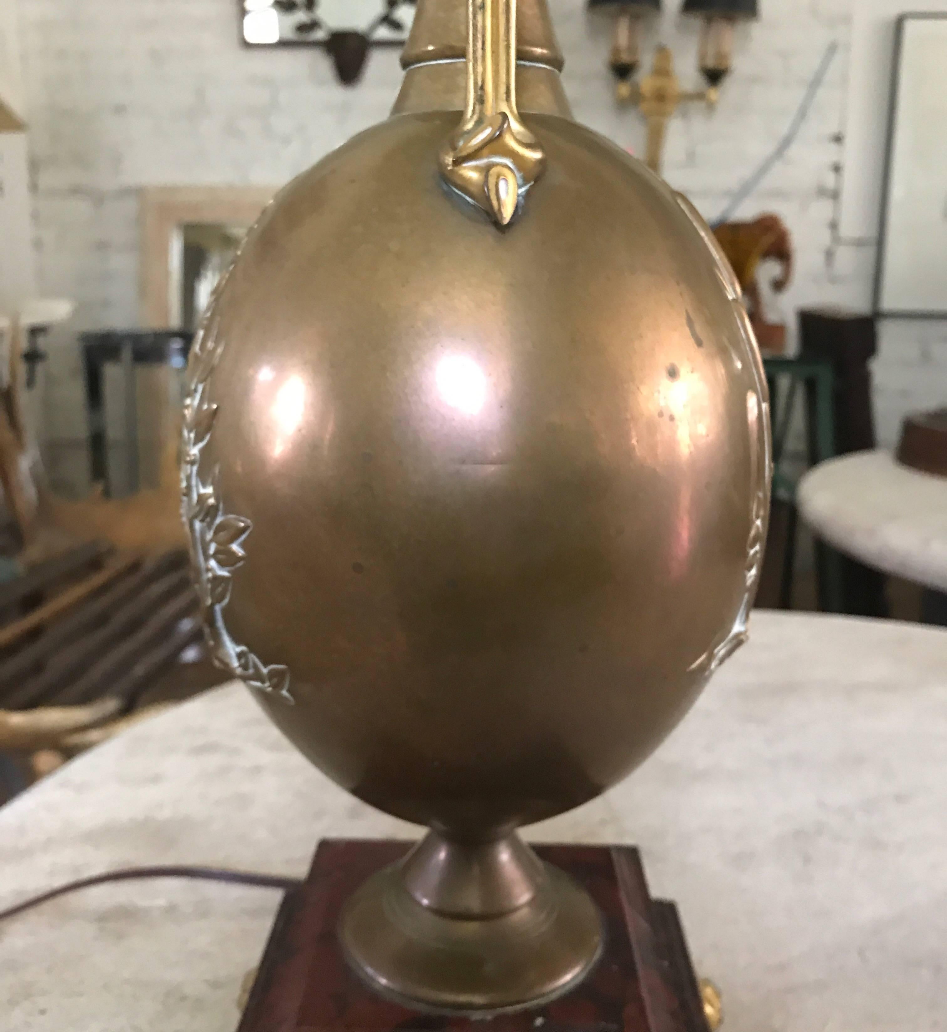  19th Century French Brass Barbedienne Lamp Designed by Henry Cahieux 14