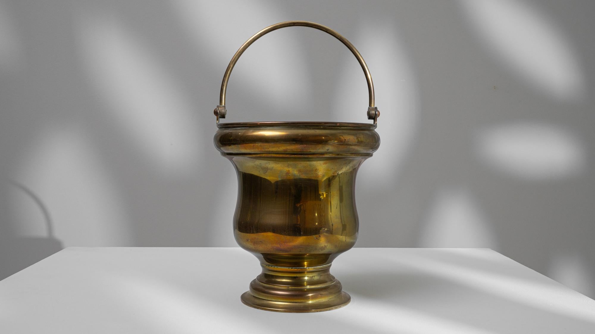 19th Century French Brass Ice Bucket For Sale 2