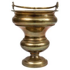 Antique 19th Century French Brass Ice Bucket