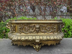 19th Century  French Brass Jardinière or Planter