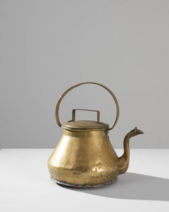 19th Century French Brass Kettle