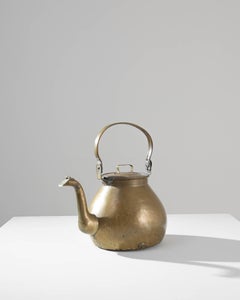 19th Century French Brass Kettle
