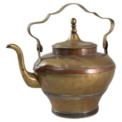 Antique 19th Century French Brass Kettle