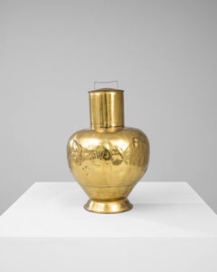 19th Century French Brass Pitcher With Lid