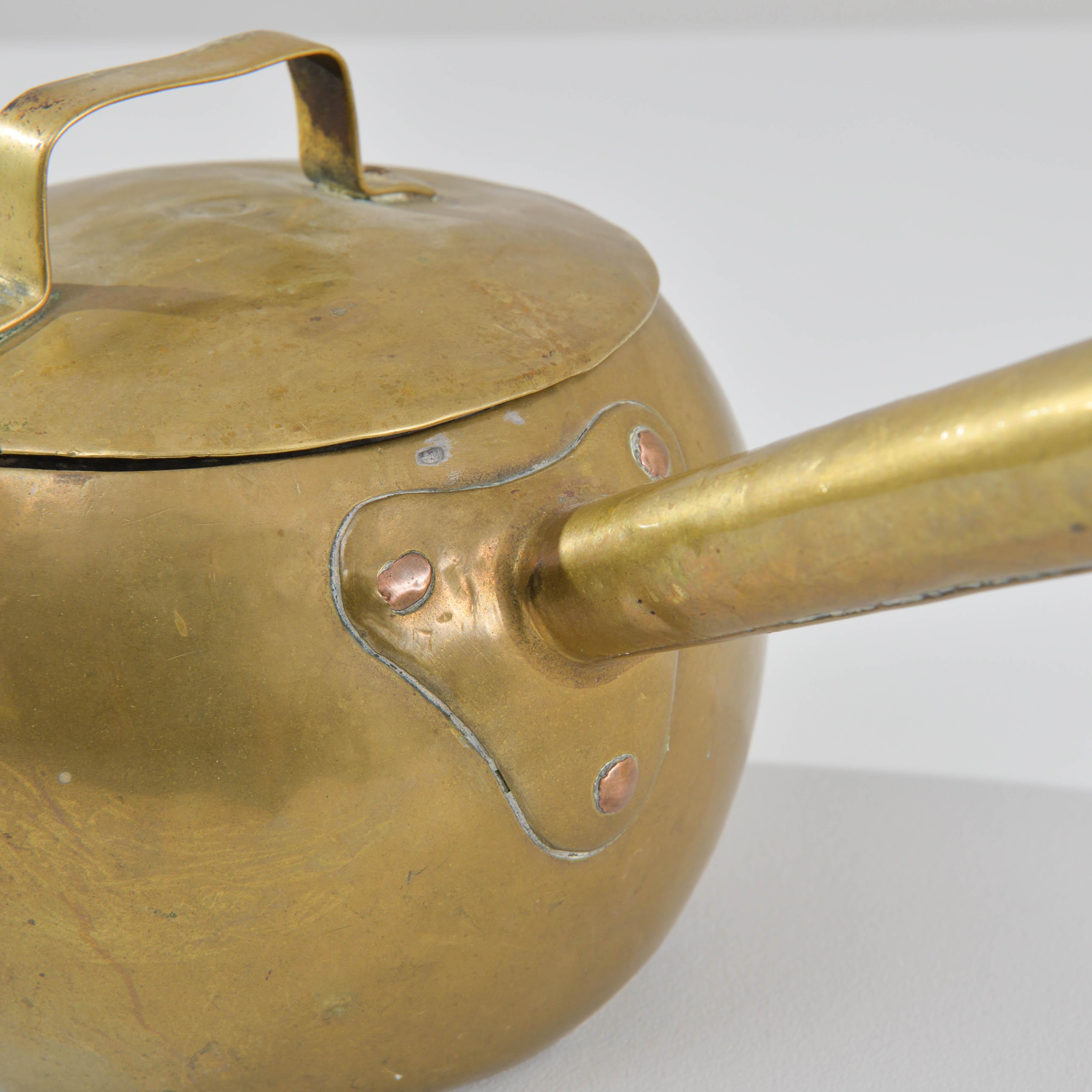 19th Century French Brass Pot For Sale 6