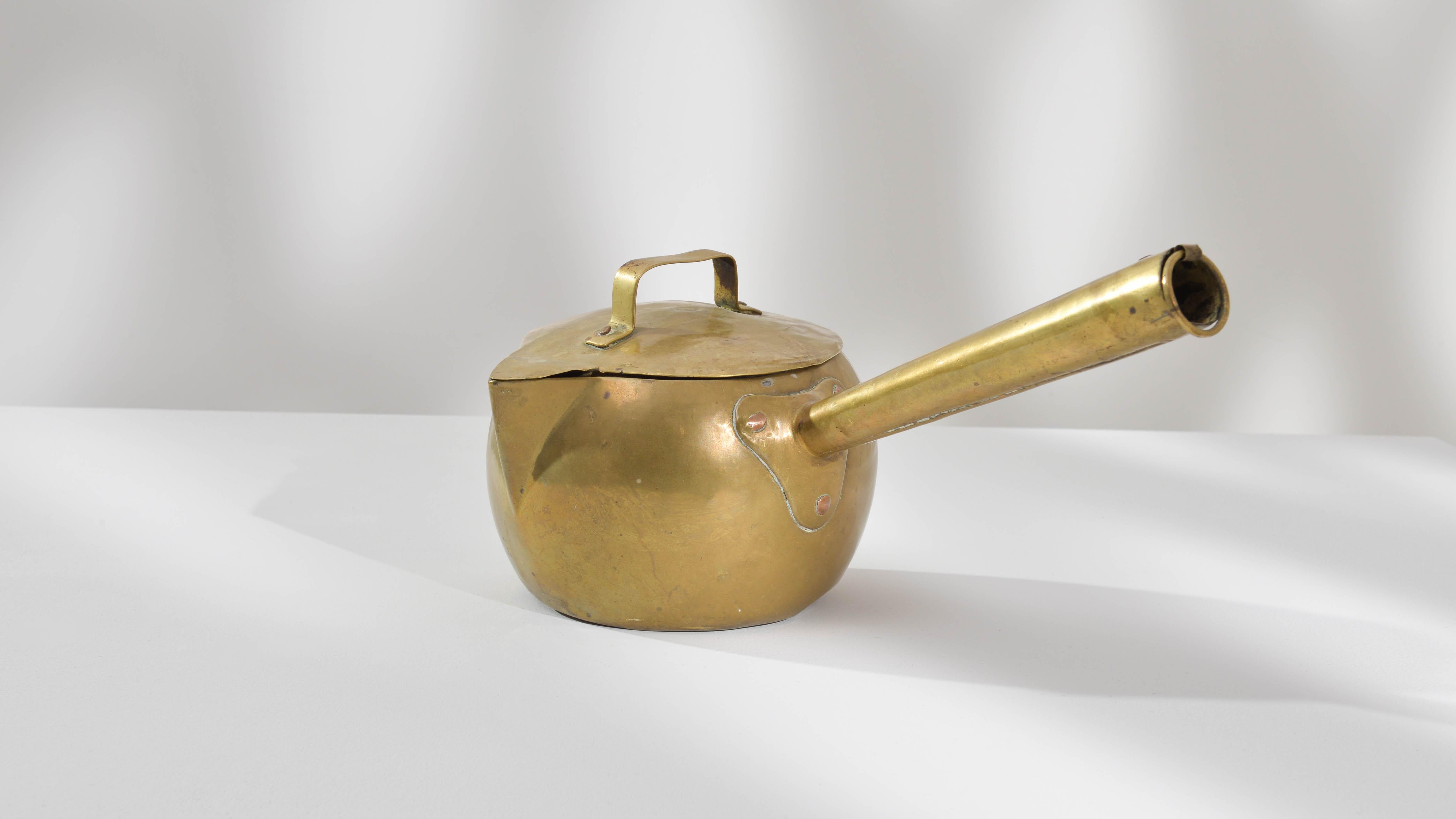 19th Century French Brass Pot For Sale 4