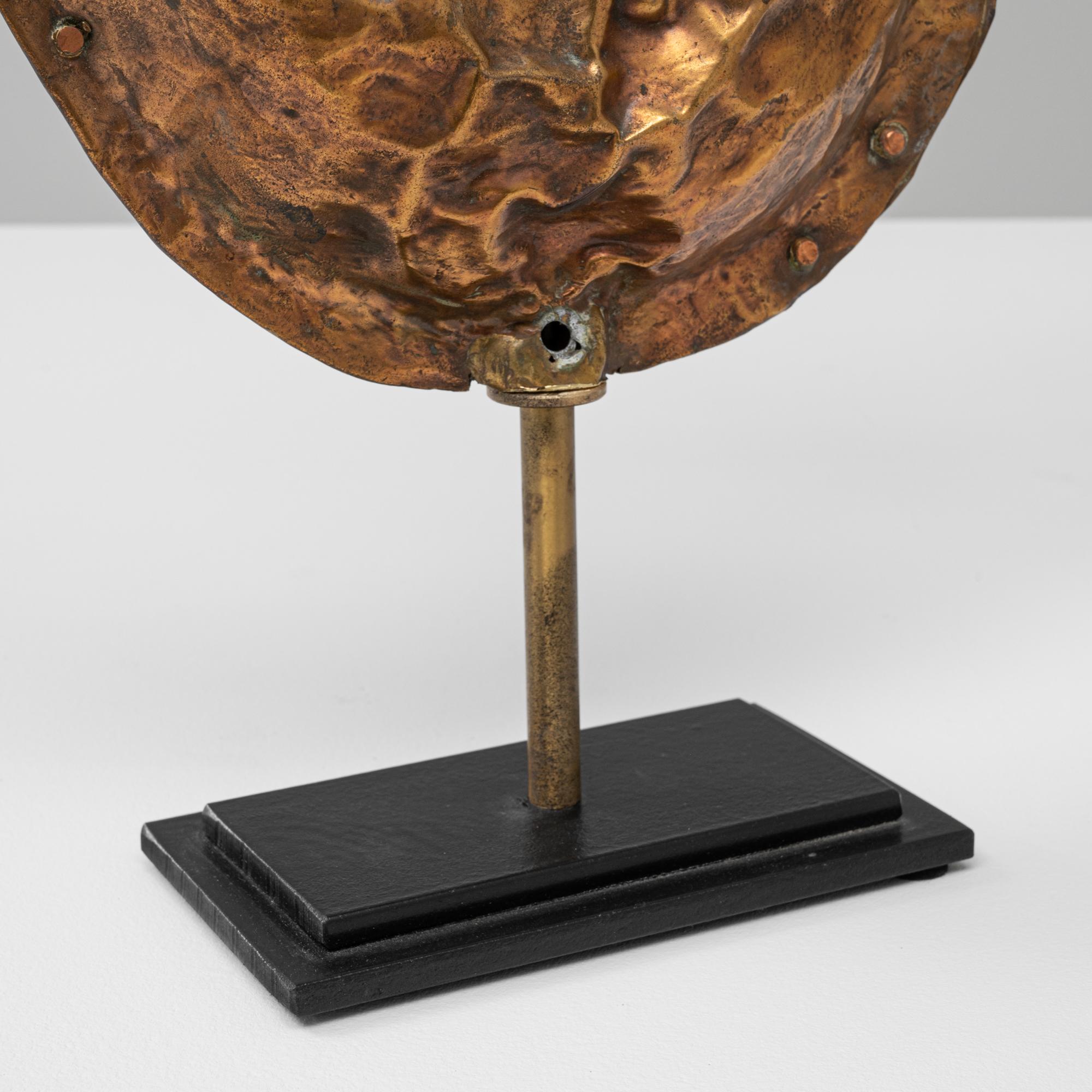 Gallo francese del XIX secolo in ottone su base di metallo in vendita 4