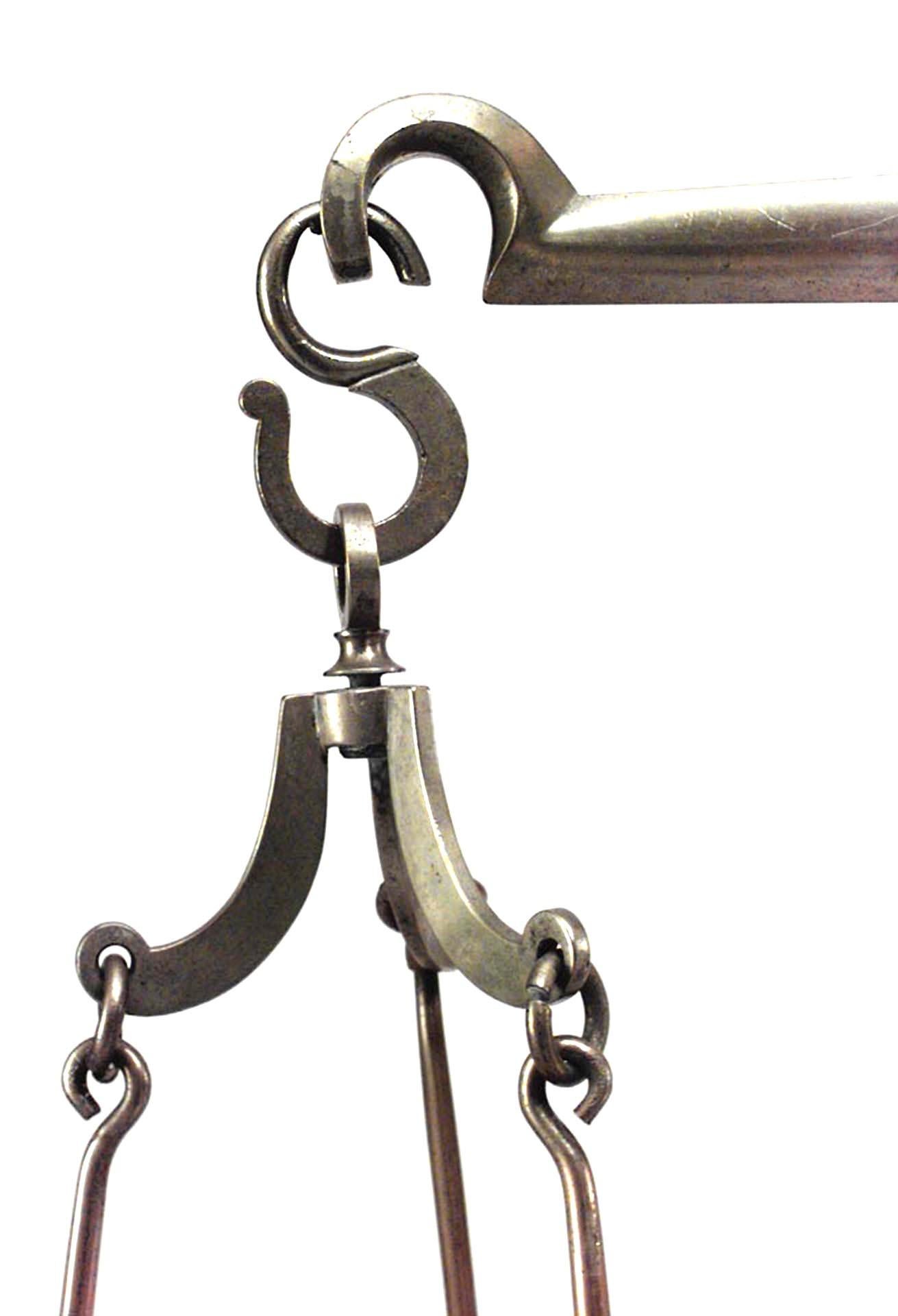 French Provincial Charpentier French Victorian Brass Scale For Sale