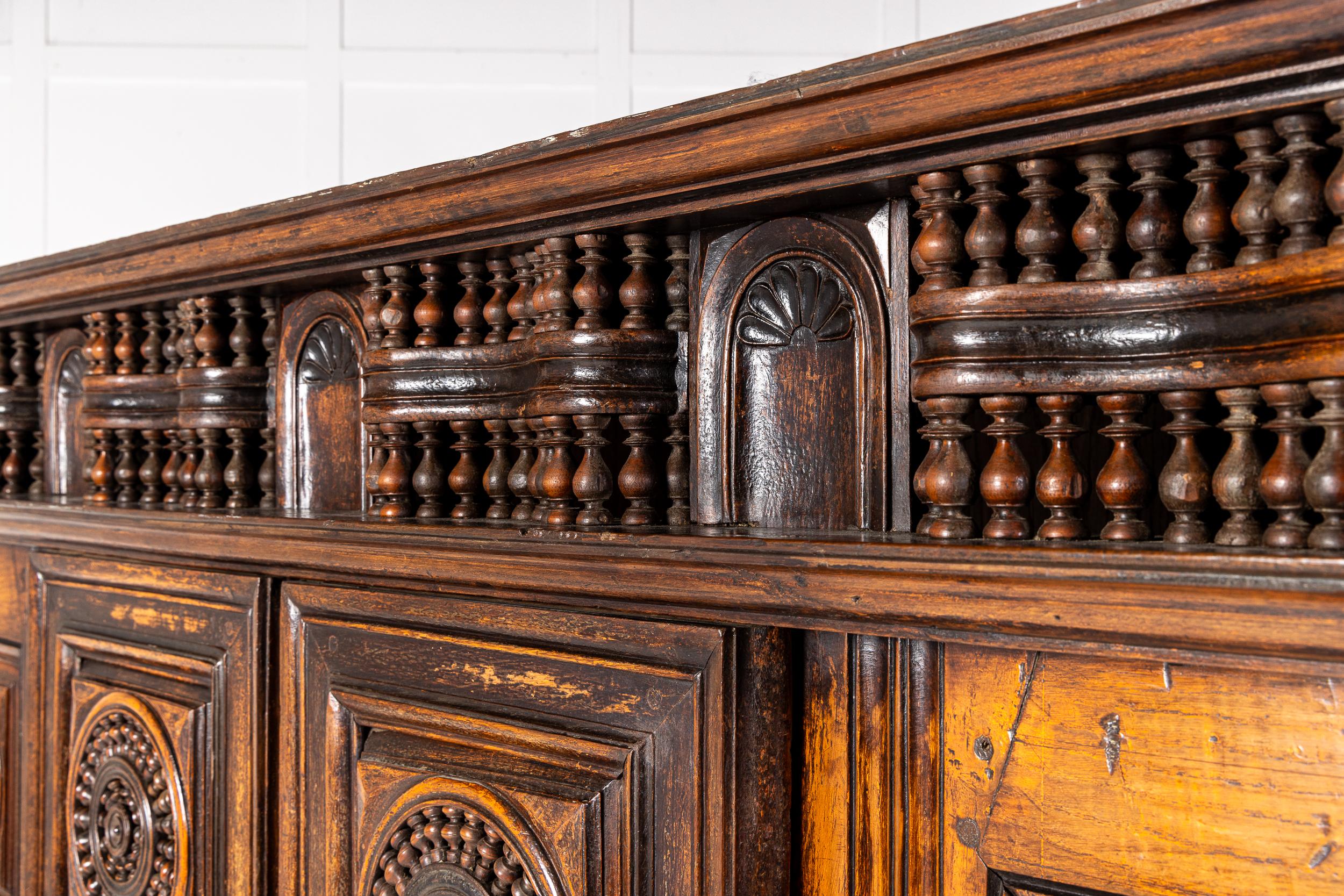 19th Century French Breton Oak Cabinet For Sale 7