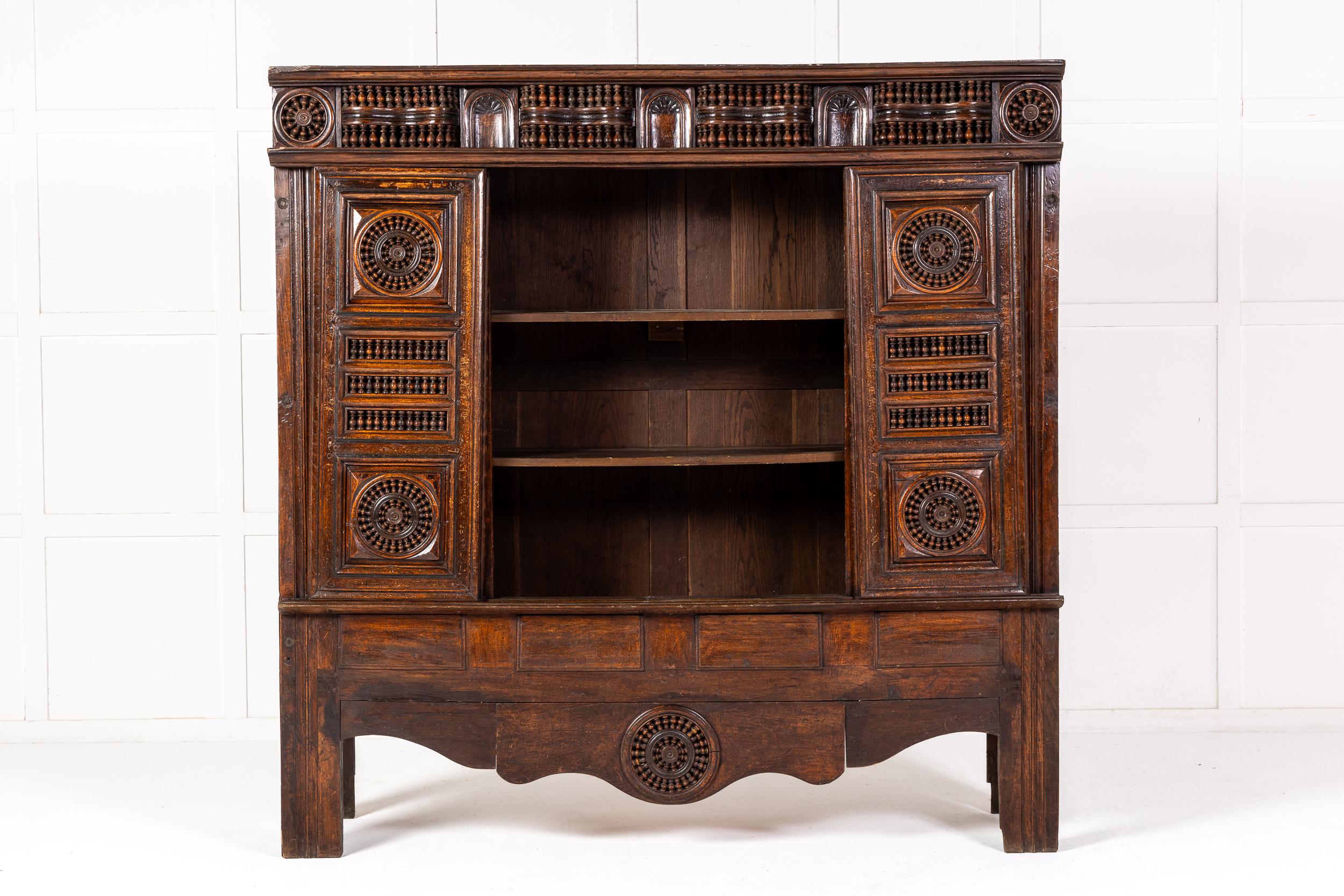 19th Century French Breton Oak Cabinet For Sale 3