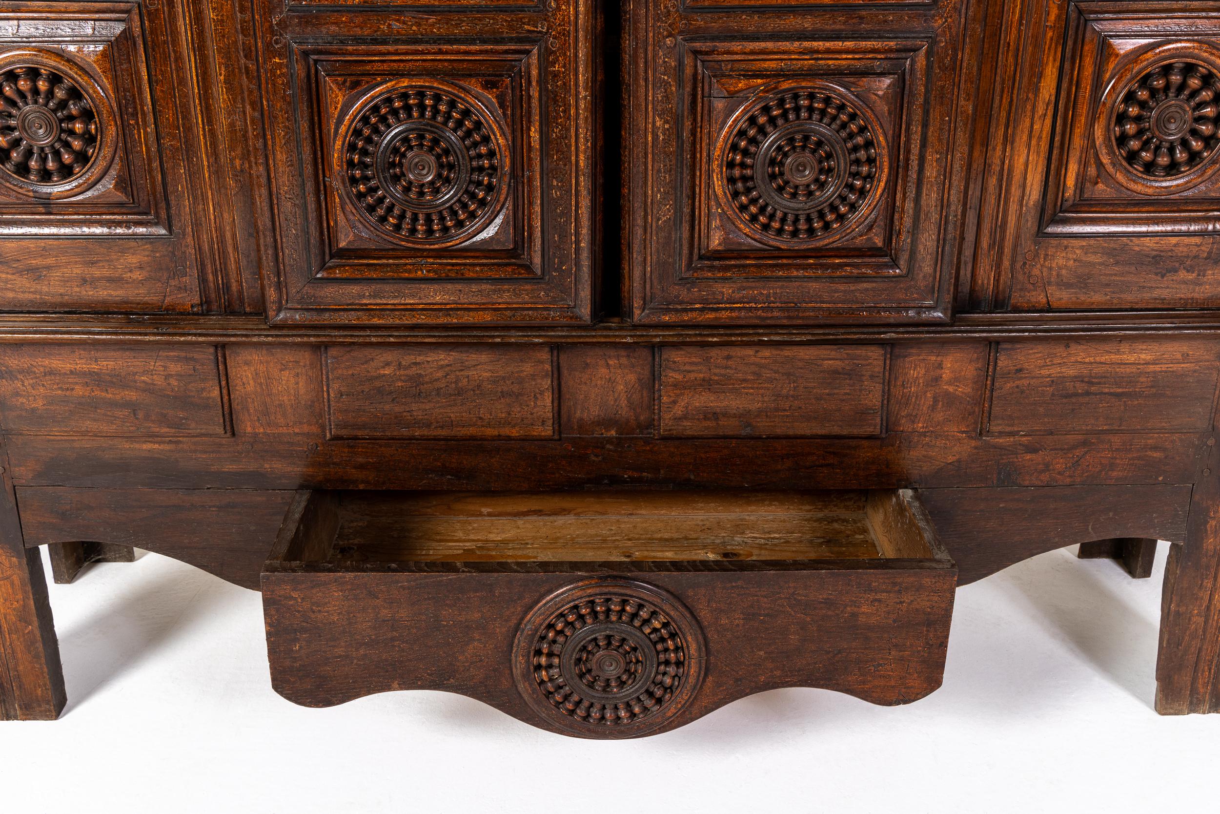 19th Century French Breton Oak Cabinet For Sale 4