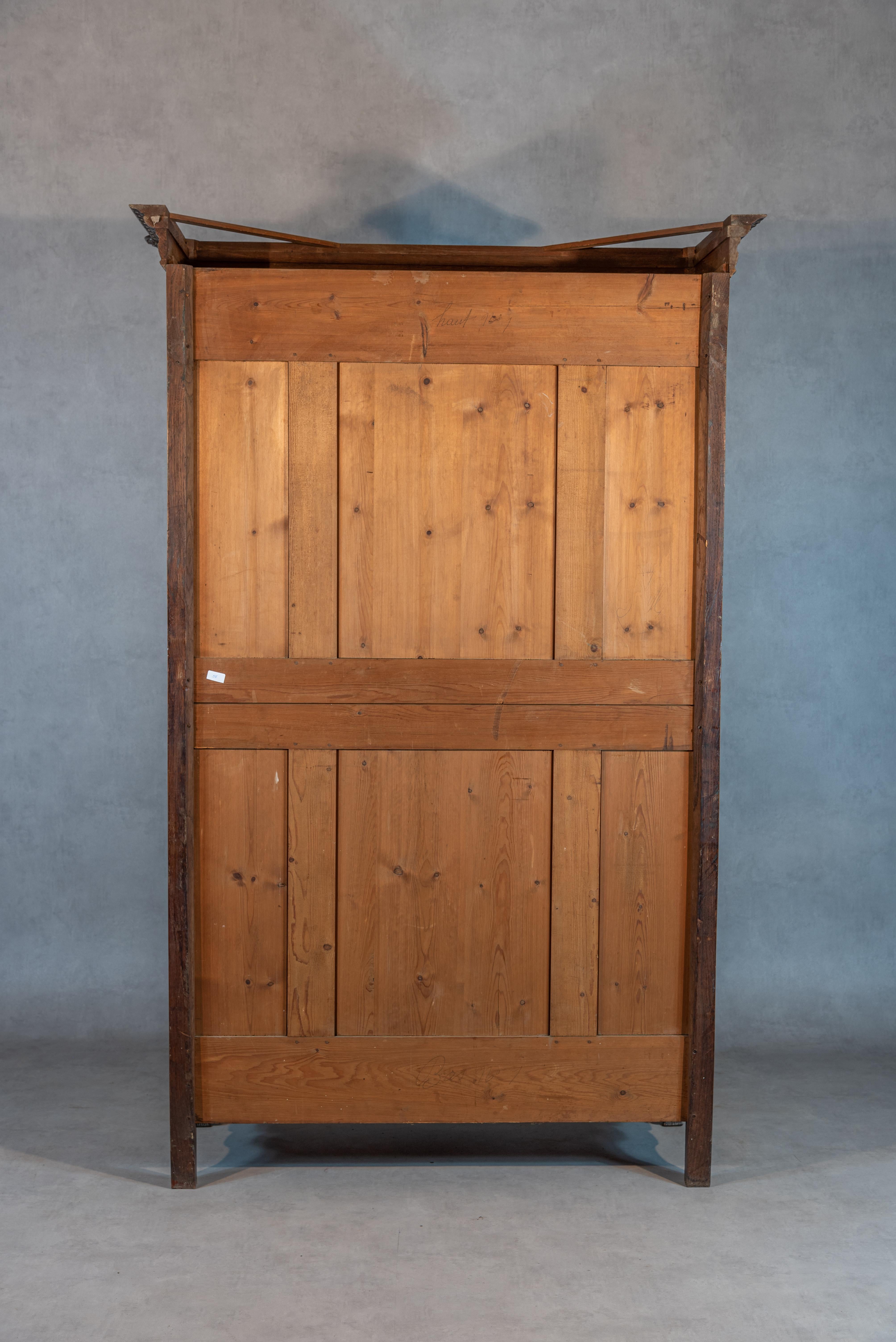 19th Century French Bridal Armoire 9