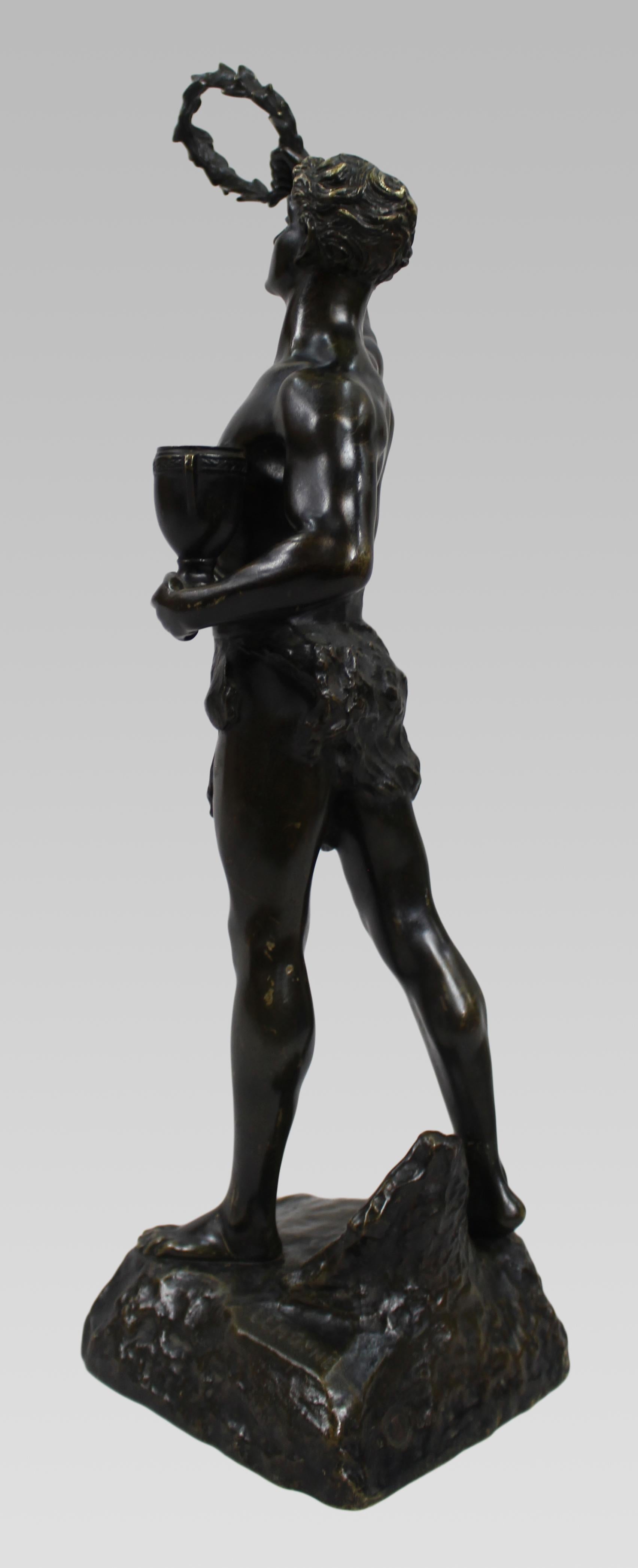 Bronzo Figura allegorica in bronzo francese del XIX secolo firmata Lemoyne in vendita