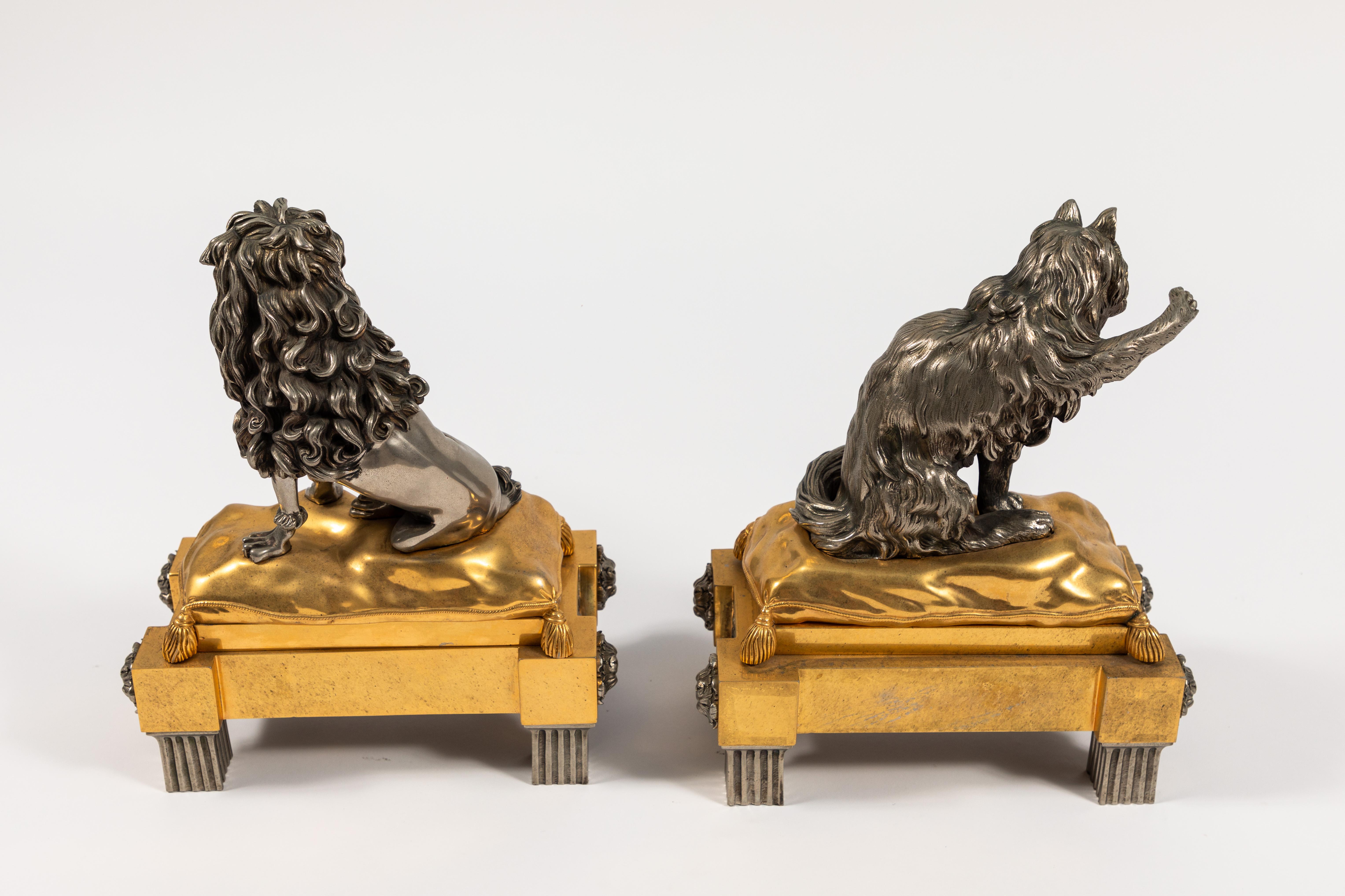 Französische Tierskulpturen aus Bronze des 19. Jahrhunderts im Angebot 1