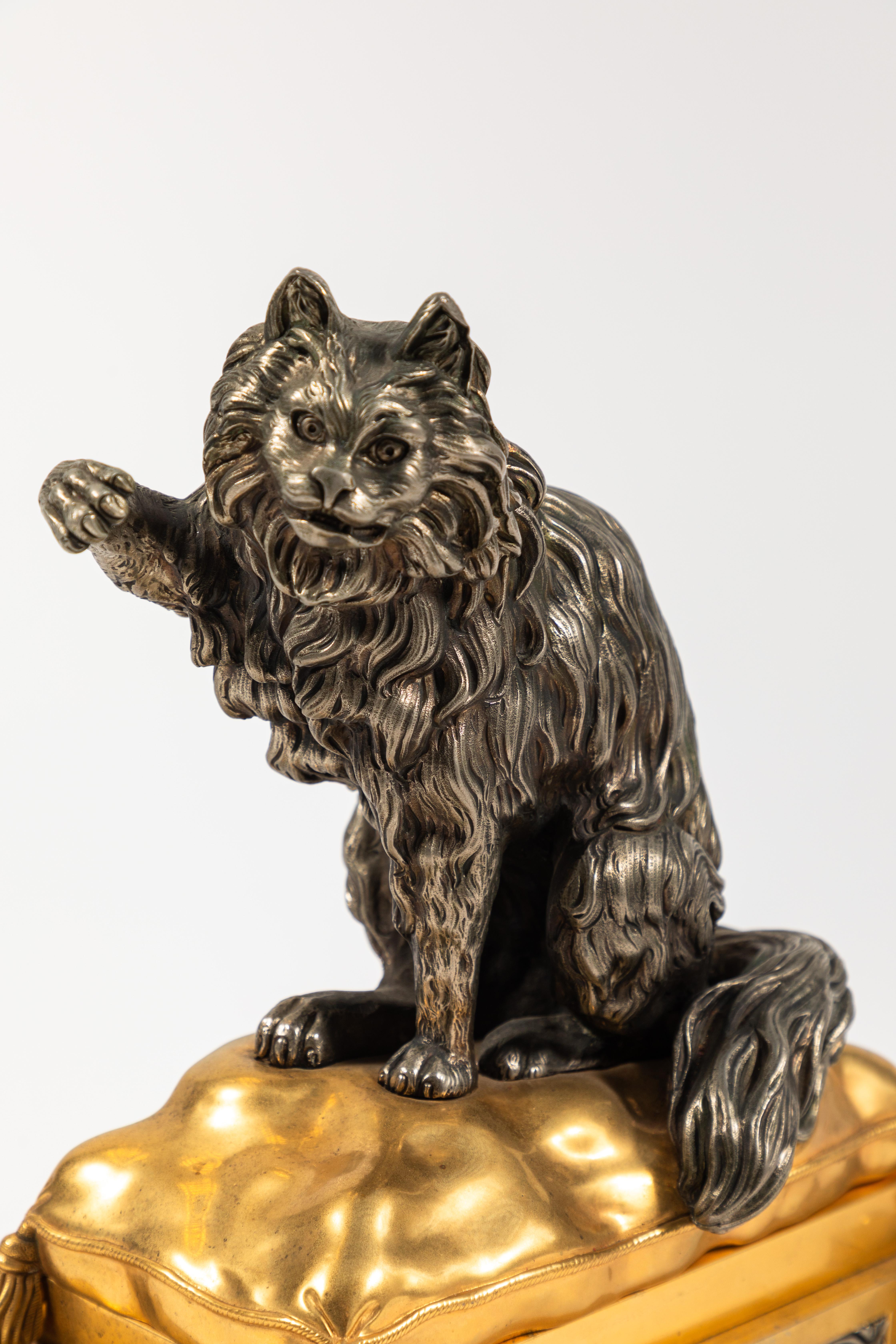 19th Century French Bronze Animal Sculptures For Sale 4