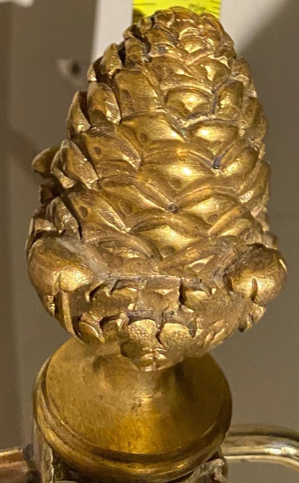Französische Bronze- Cassoulletten des 19. Jahrhunderts als Lampen montiert im Angebot 4