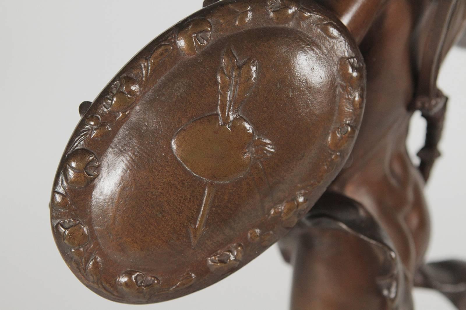 19th Century French Bronze Figure Alerte 2