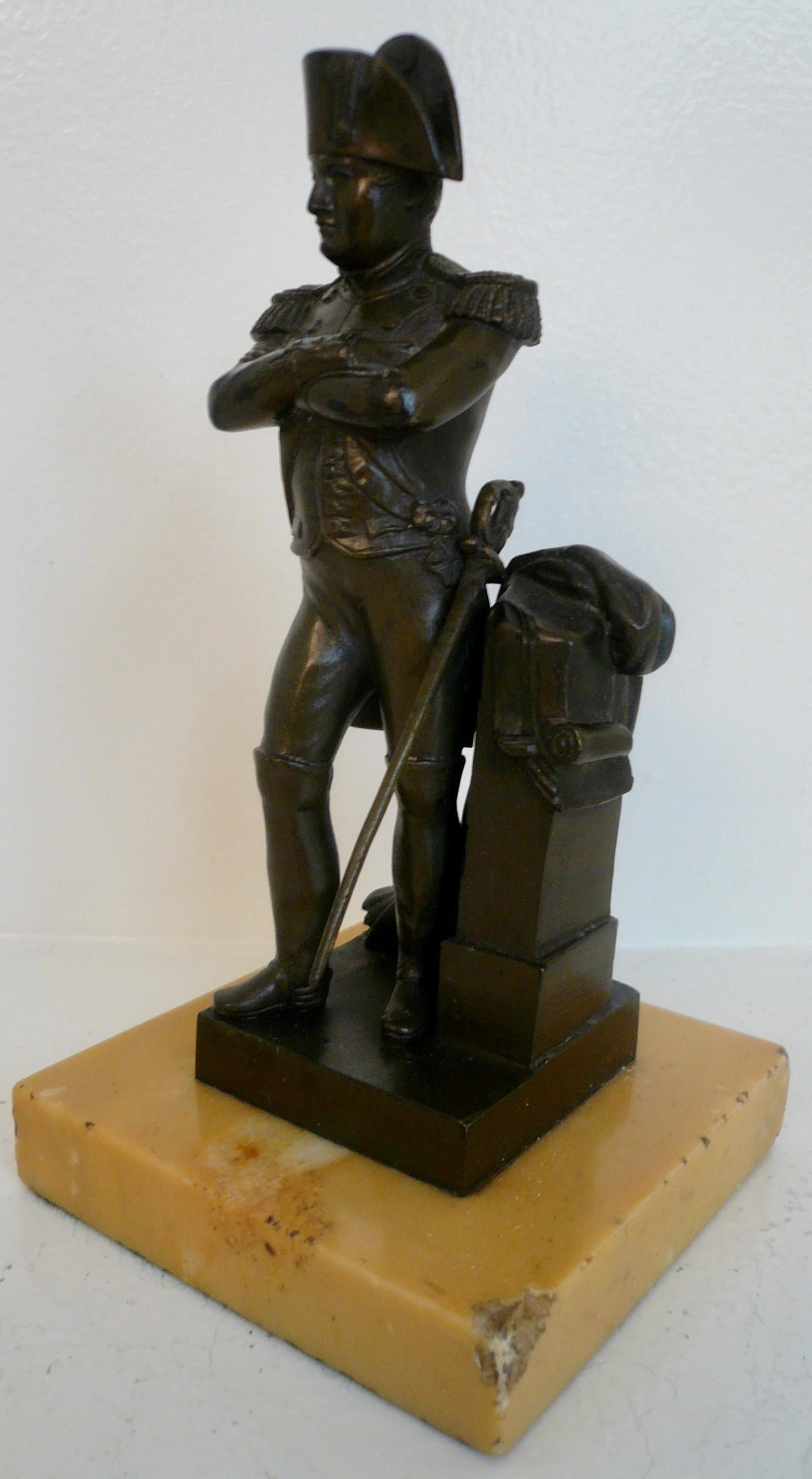 Grand Tour 19th Century French Bronze Figure of Napoleon