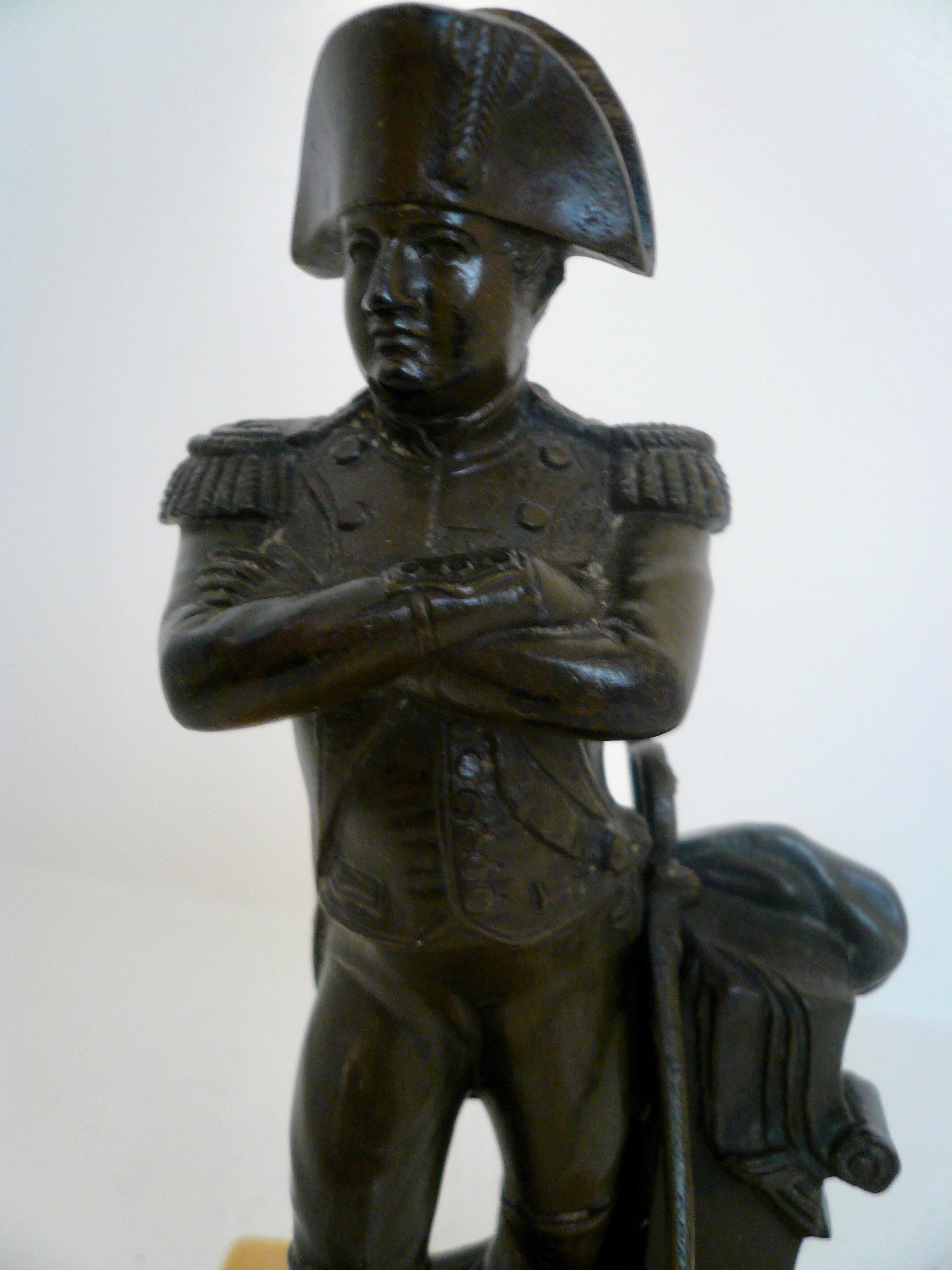 19th Century French Bronze Figure of Napoleon 1