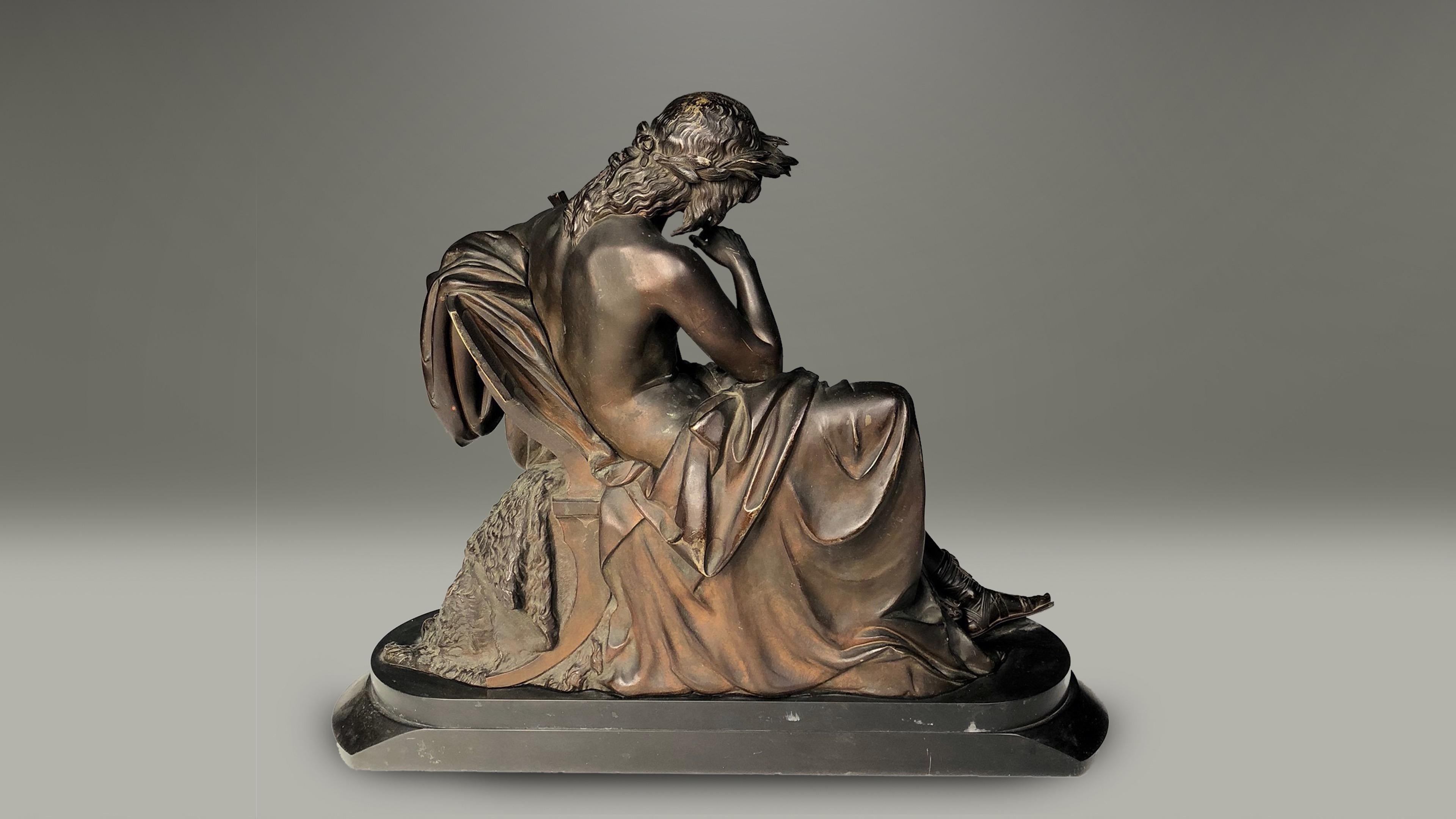 19th Century French Bronze Figure of Orpheus (Französisch)