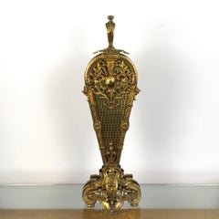 19th Century French Bronze Fire Screen Napoleon III Period