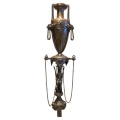 Lampadaire en bronze français du XIXe siècle - Ferdinand Barbedienne et Henry Cahieu