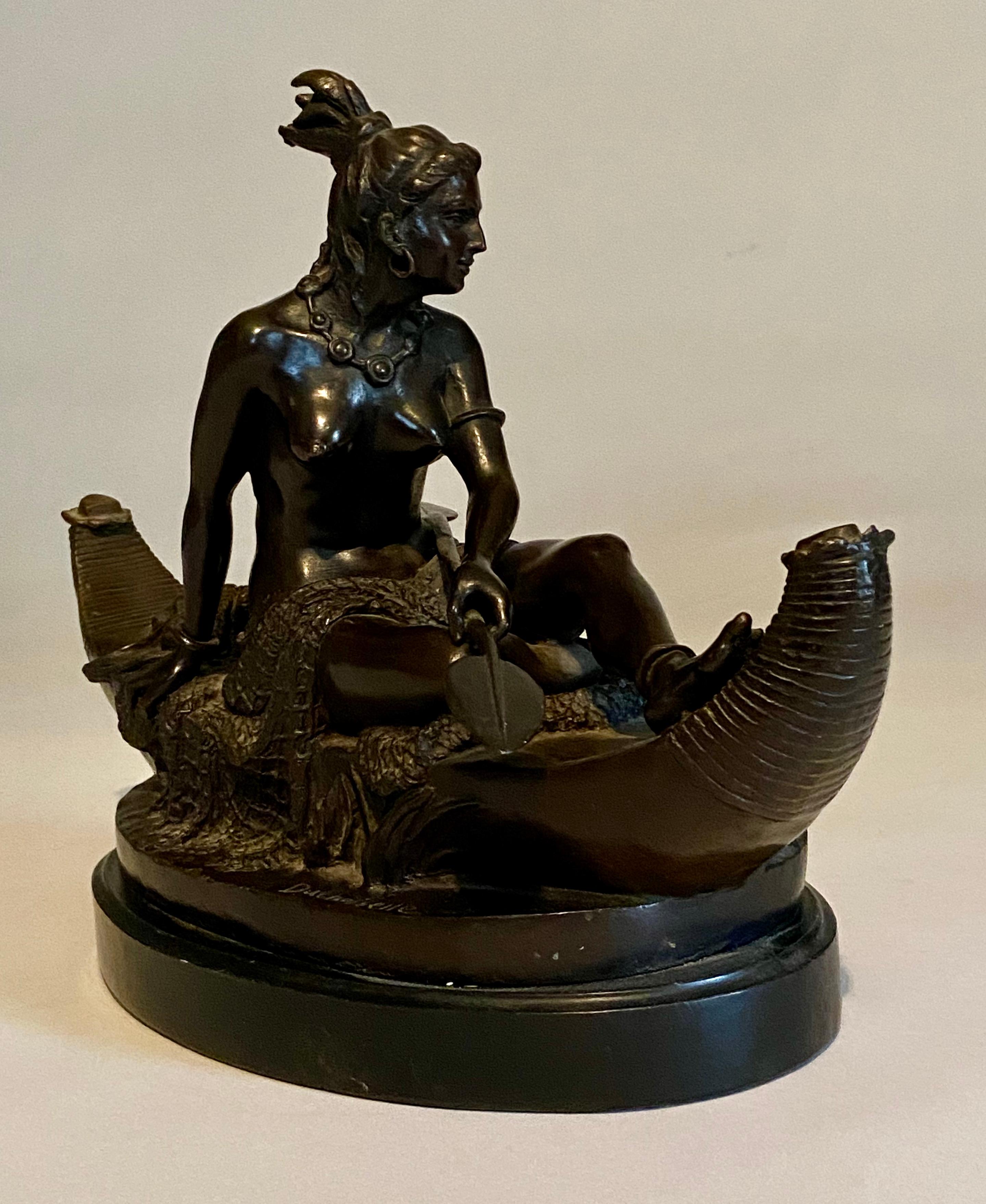 Native American 19th Century French Bronze For Sale