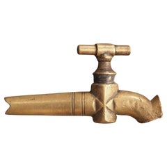 19th Century French Bronze Fountain or Barrel Spout