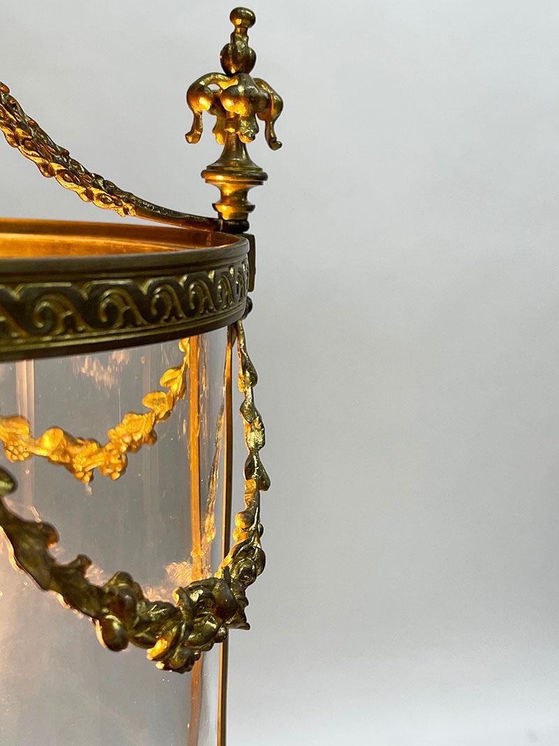 19th Century French Bronze Gilt Lantern For Sale 6