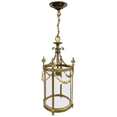 19th Century French Bronze Gilt Lantern