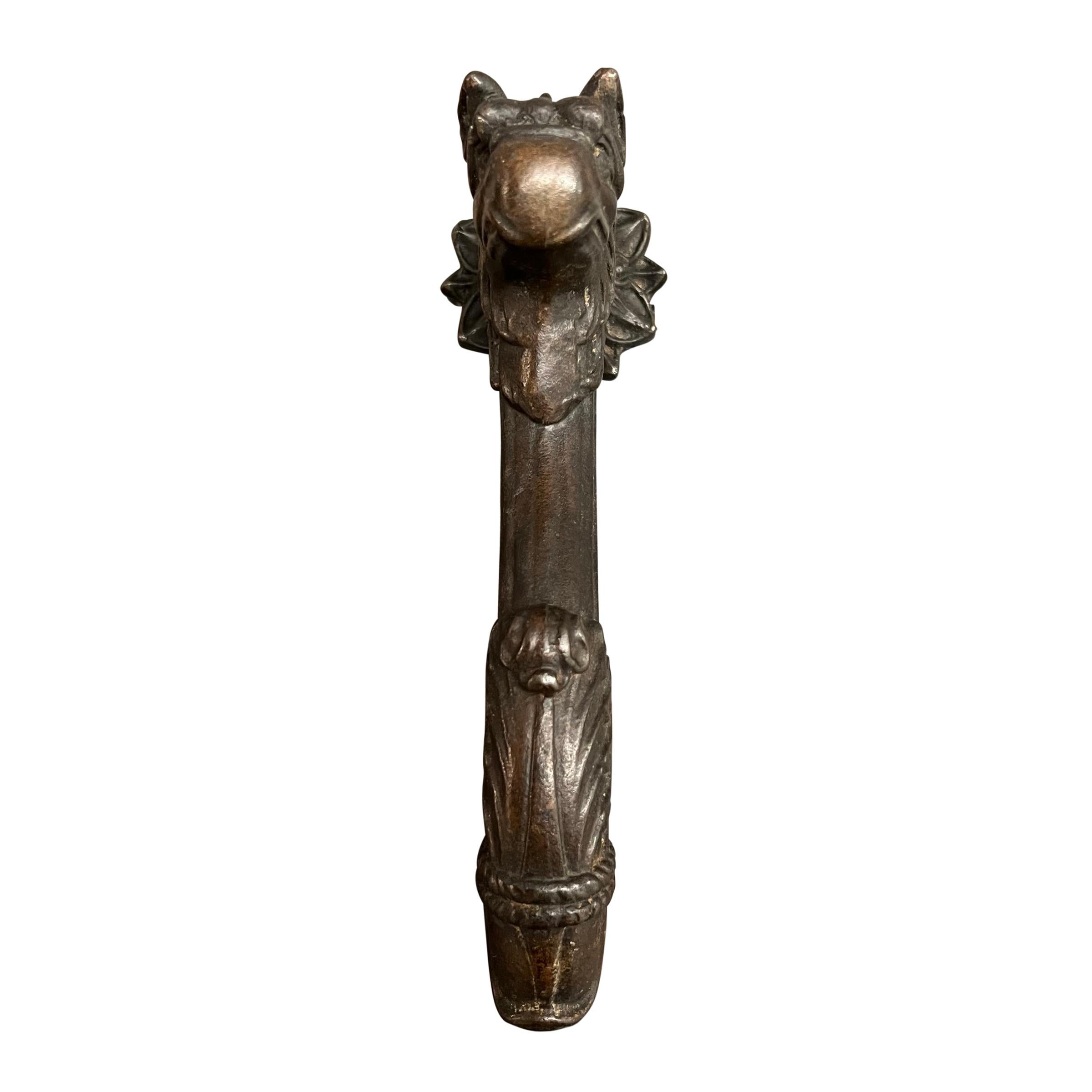 antique bronze door knocker