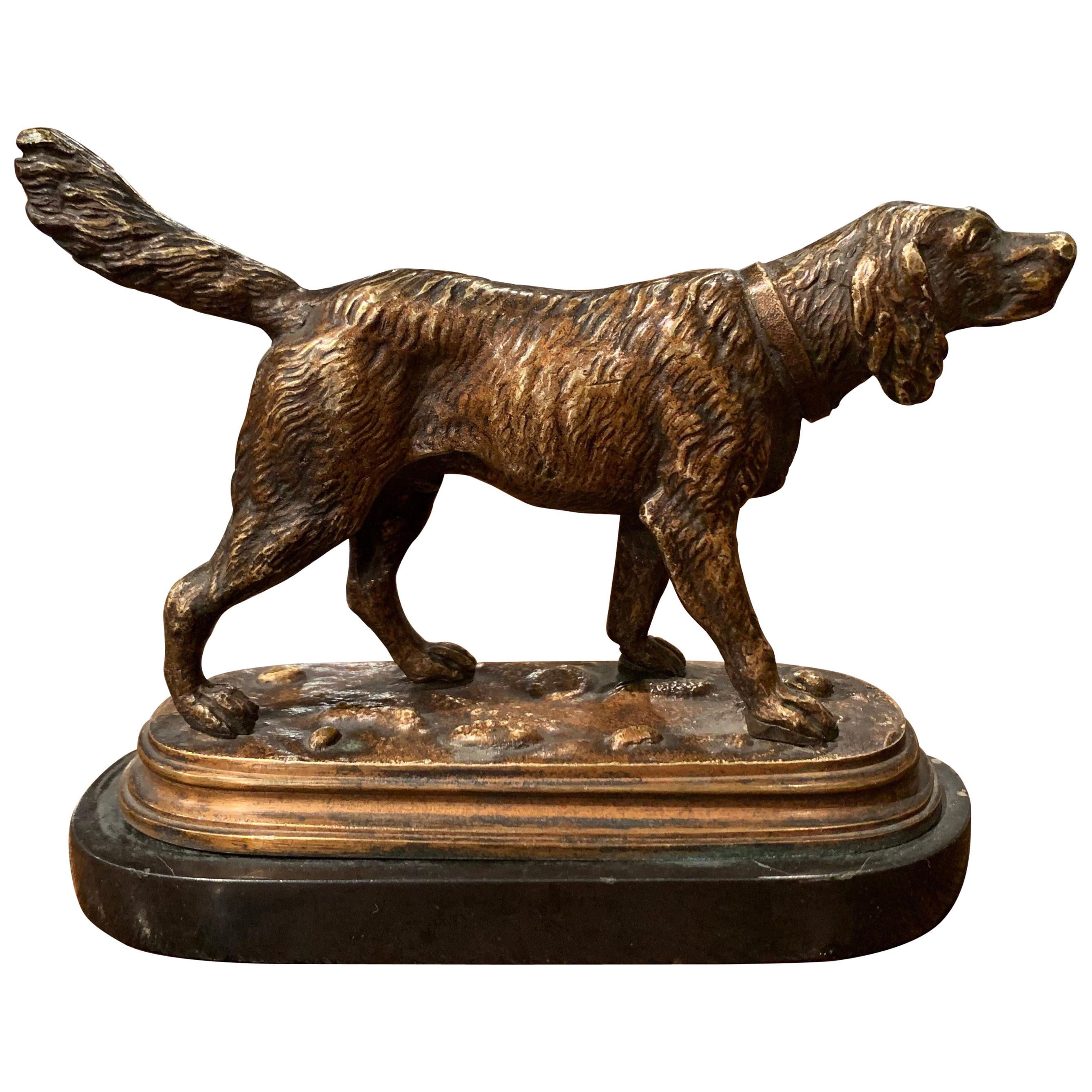 Bronze Dog Sculptures 82 For Sale on 1stdibs