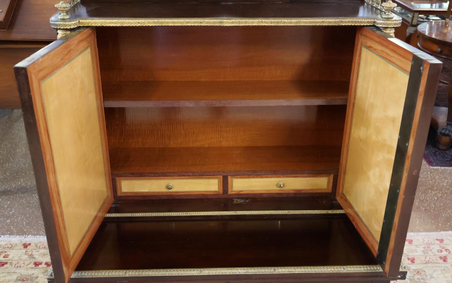 19. Jahrhundert Französisch Bronze Jaspisware Damen Schreibtisch Attr zu Charles Guillame Diehl im Angebot 15