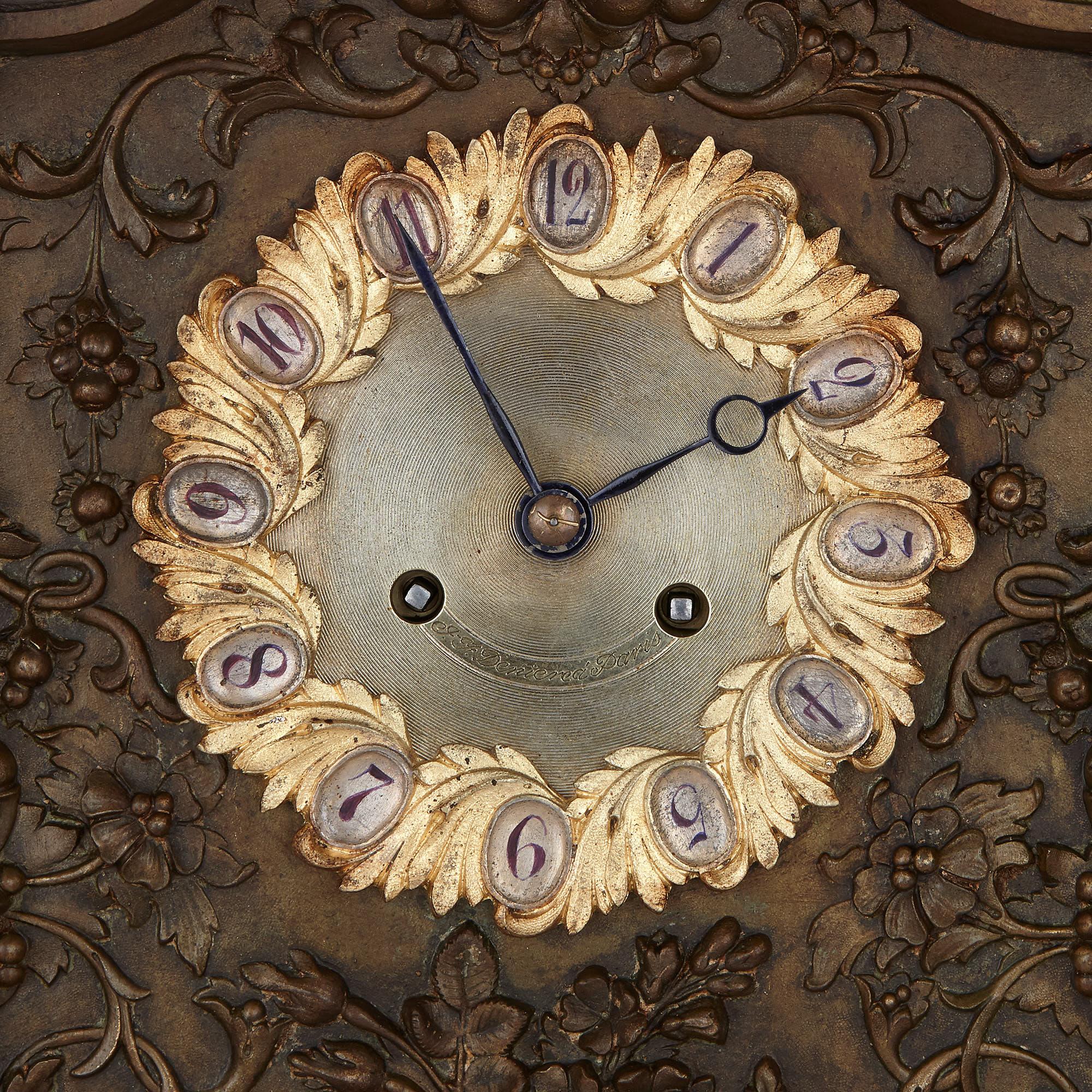 bronze clock