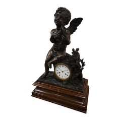 19th Century French Bronze Mantel Clock
