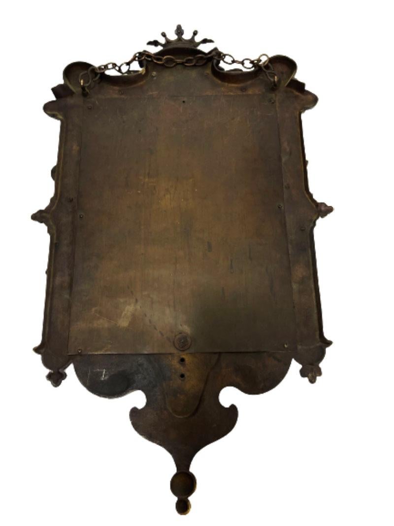 19th Century French Bronze Mirror For Sale 2