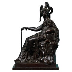 19th Century French Bronze Model of Minerva After The Antique