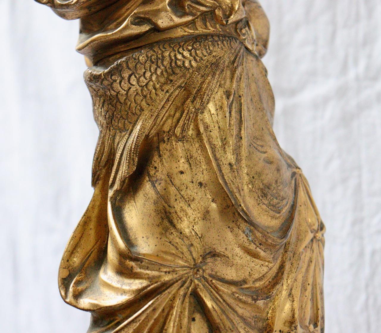 19th Century French Bronze Neoclassical Figure Center Piece circa 1875 10