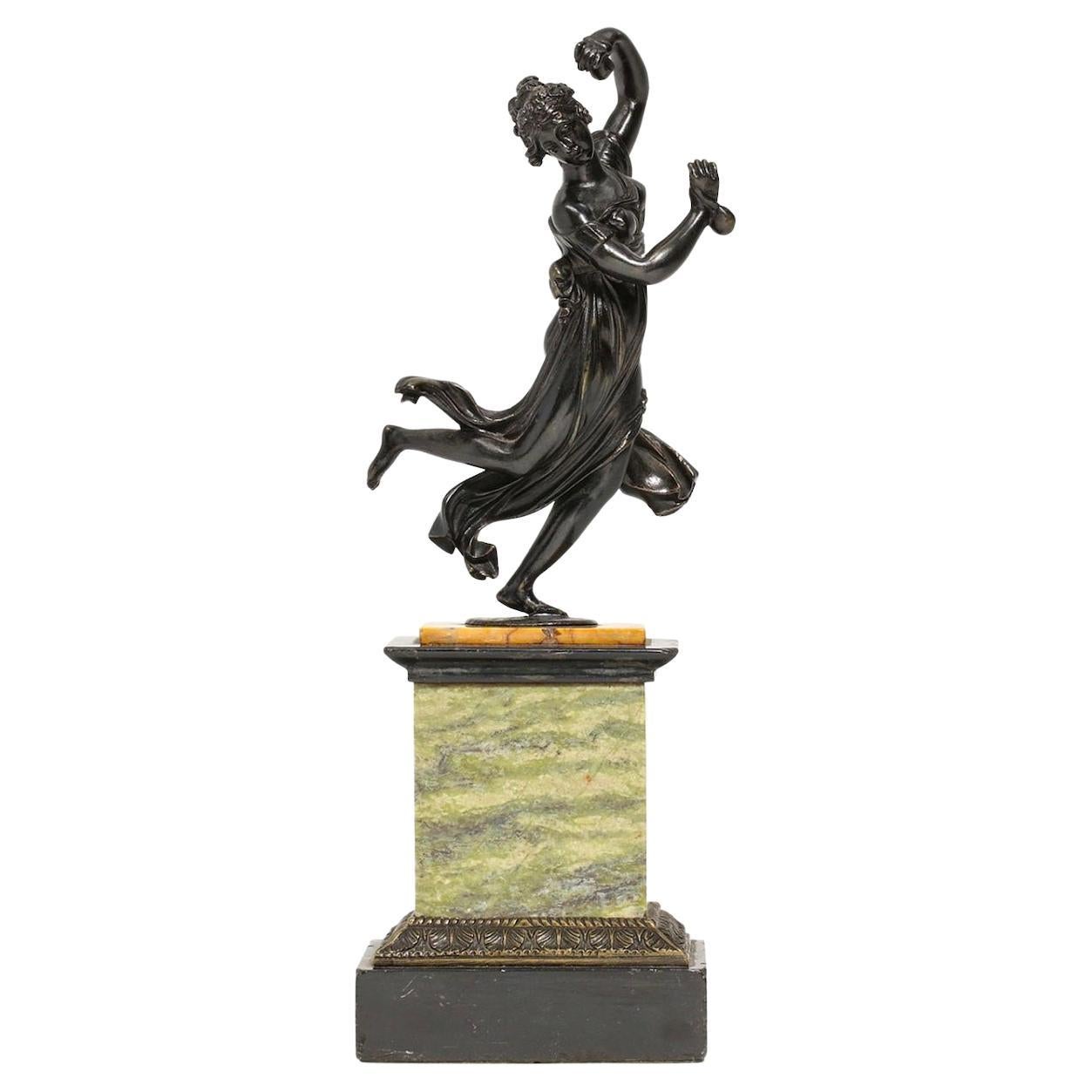 19th Century French Bronze of a Castanets Dancer For Sale