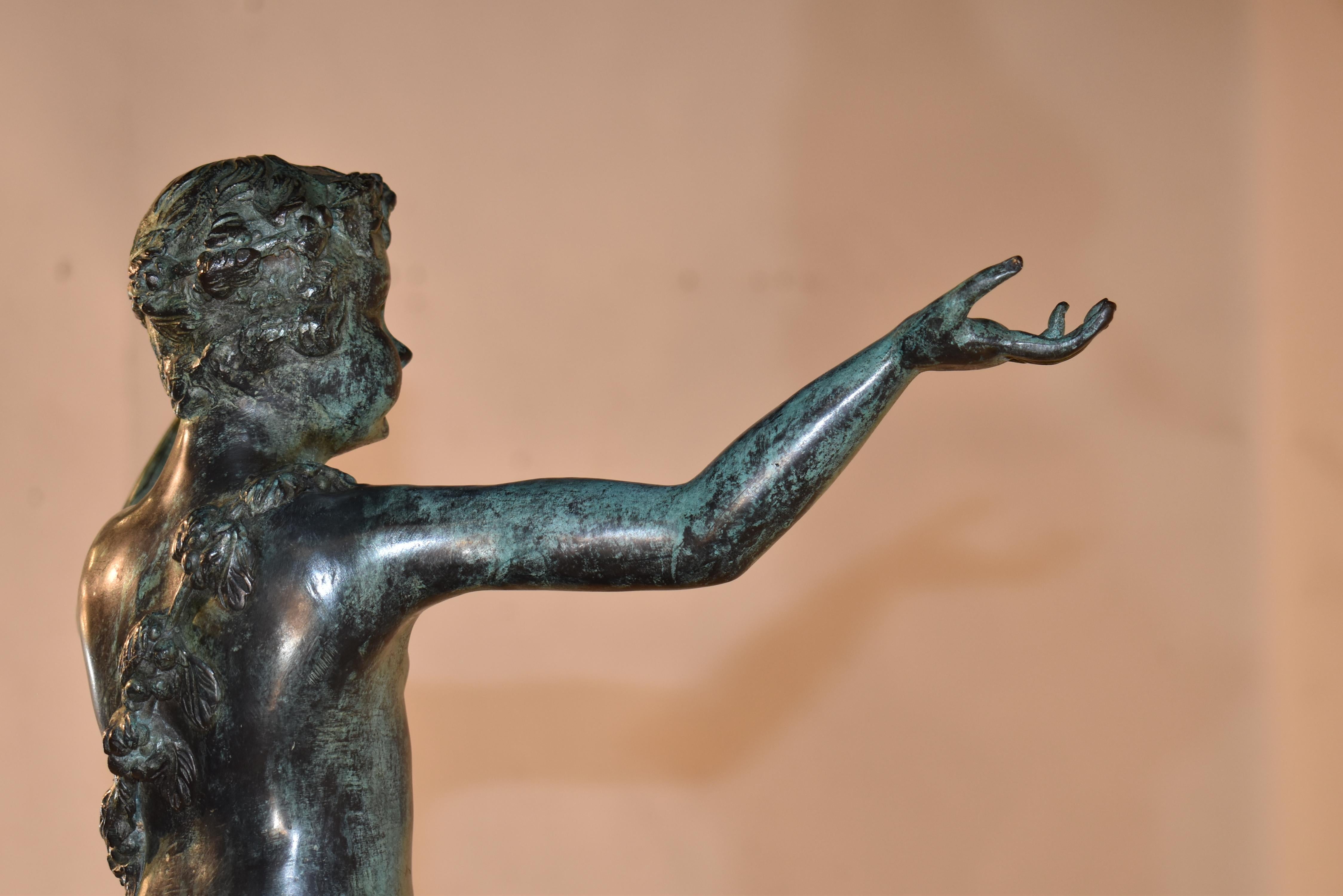 19th Century French Bronze of a Pan For Sale 9