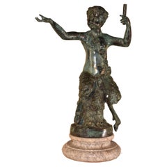 19th Century French Bronze of a Pan